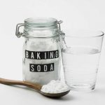 baking-soda-water-and-wooden-spoon